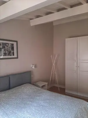Letto o letti in una camera di Casa Gemma