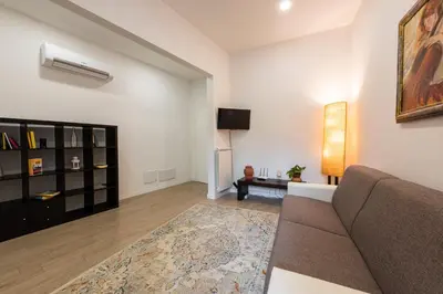 TV o dispositivi per l'intrattenimento presso New San Marco Apartment