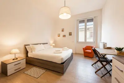Letto o letti in una camera di La Casa di Leo