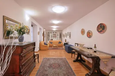 Area soggiorno di Florence old town apartment