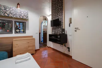 TV o dispositivi per l'intrattenimento presso Charming Apartment in the Heart of Santo Spirito