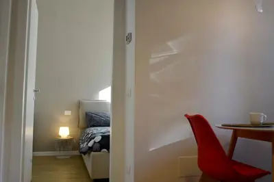 Letto o letti in una camera di Appartamento alla Fortezza Medicea