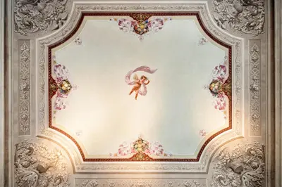 Planimetria di Via Venezia 10 - Renaissance - Historic Charm with Frescoes and Private Courtyard Parking in Florence Heart