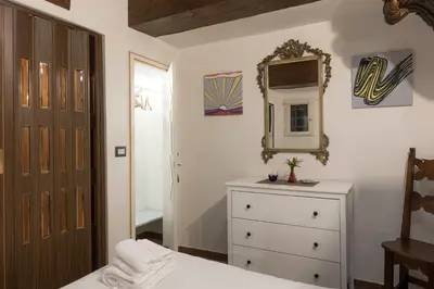Letto o letti in una camera di San Jacopo Loft