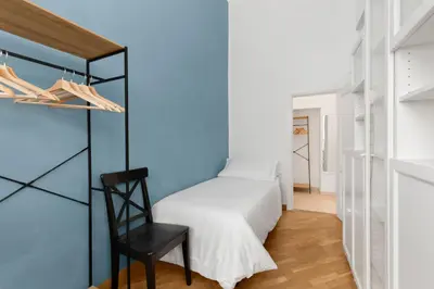 Letto o letti in una camera di B&B Essevu Loft Borgo Pinti