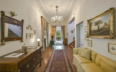 Area soggiorno di Villa Gelly