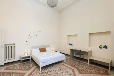 Letto o letti in una camera di Panoramic Home 5 min ponte vecchio and center