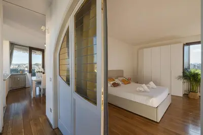 Letto o letti in una camera di Central Penthouse with a view