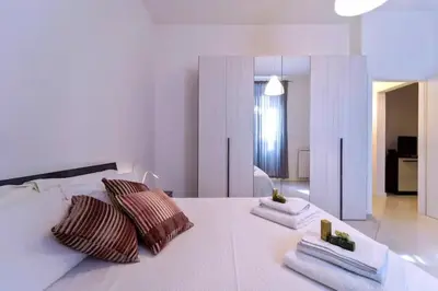 Letto o letti in una camera di Florence Garden
