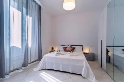 Letto o letti in una camera di Florence Garden