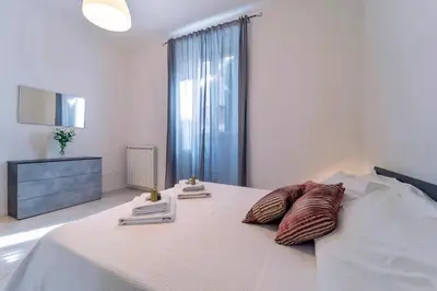 Letto o letti in una camera di Florence Garden