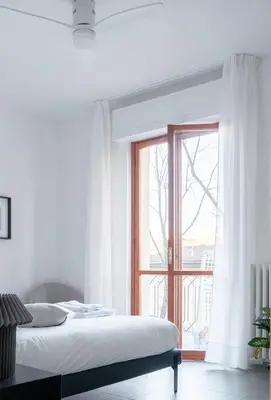 Letto o letti in una camera di Florence Minimal Nest