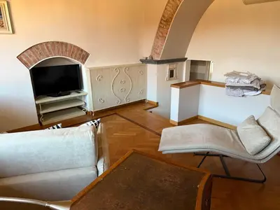 Area soggiorno di Cuore Antico 12 Apartment