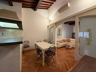 Area soggiorno di Cuore Antico 12 Apartment