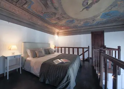Letto o letti in una camera di Palace First