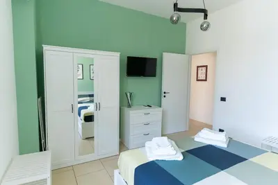 Letto o letti in una camera di Modern Cosy Apartment Near Florence City Center