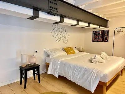 Letto o letti in una camera di Old Sweet Florence- Art Apartment