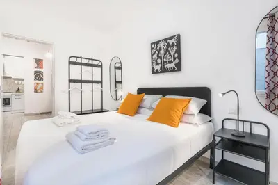 Letto o letti in una camera di Corte Santa Maria - Florence Dolce Vita