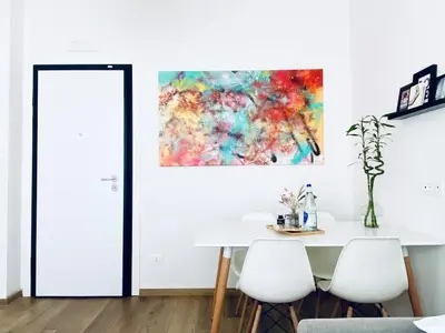Planimetria di M4 WHITE Monolocale Moderno e Funzionale