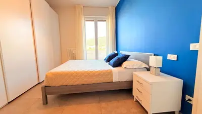 Letto o letti in una camera di Appartamento Dante