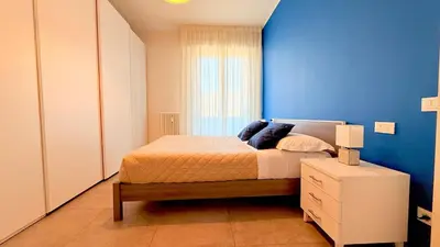 Letto o letti in una camera di Appartamento Dante