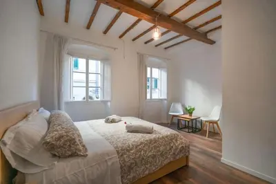 Letto o letti in una camera di Palazzuolo Renaissance