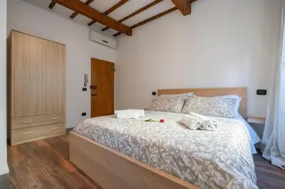 Letto o letti in una camera di Palazzuolo Renaissance