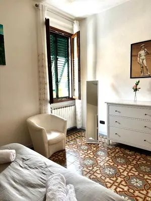 Letto o letti in una camera di Accommodation near the airport