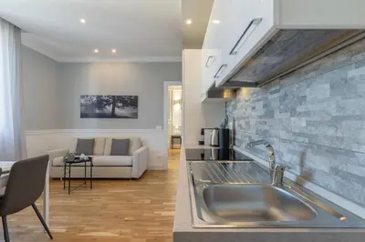 Cucina o angolo cottura di Careggi-Rifredi CHIC Apartment Tramvia-Parking