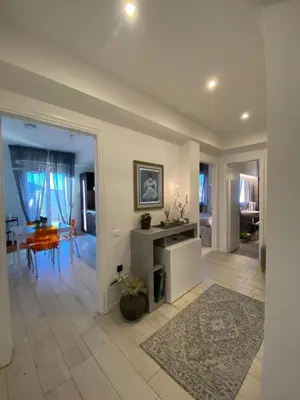 TV o dispositivi per l'intrattenimento presso APPARTAMENTO BLU - Relax and Comfort 20 minutes from Florence