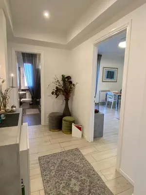 Area soggiorno di APPARTAMENTO BLU - Relax and Comfort 20 minutes from Florence