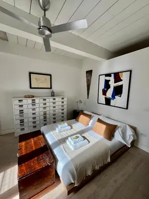 Letto o letti in una camera di Cozy Loft In The Heart Of Florence