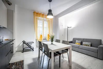 Area soggiorno di YD Cavour suite apartment