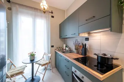 Cucina o angolo cottura di Appartamento vicino al centro