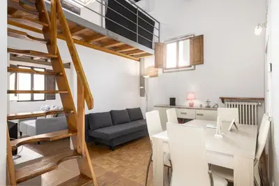 Area soggiorno di UNYCA - Florence University Apartment