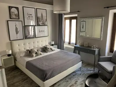 Letto o letti in una camera di San Gallo Florence studio