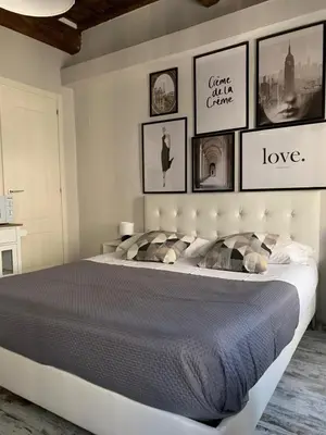 Letto o letti in una camera di San Gallo Florence studio