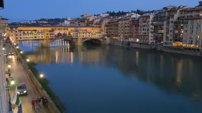 Vista sul fiume nelle vicinanze dell'appartamento