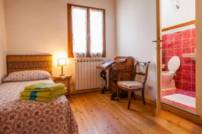 Letto o letti in una camera di Apartment San Niccolò