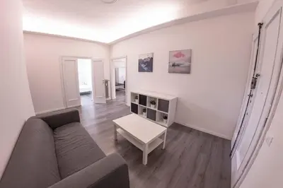 Area soggiorno di UNYCA - 4 bedroom Apartment in Florence