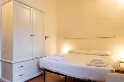 Letto o letti in una camera di Romana Central Apartment