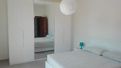 Letto o letti in una camera di Appartamento Sezzate 40