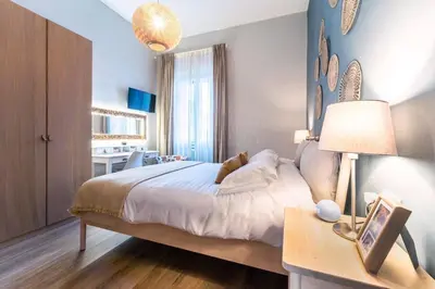 Letto o letti in una camera di Orchidea by Monteverdi