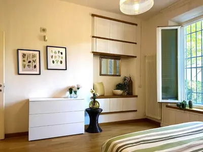 Letto o letti in una camera di Private Oasis Home with outdoor Piazza Libertà