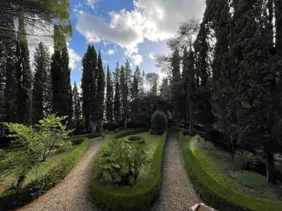 Giardino di Apartment with pool and park near Florence