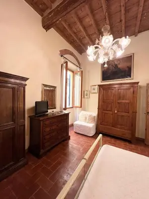 Letto o letti in una camera di Traditional Central Apartment