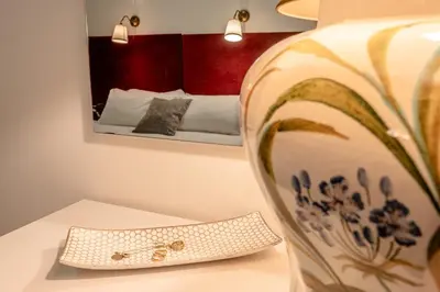 Letto o letti in una camera di Courtyard Nest