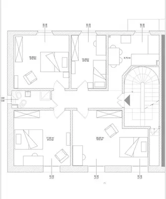 Planimetria di UNYCA - Florence Modern 4-bedroom Apartment