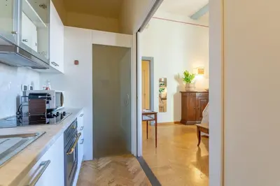 Cucina o angolo cottura di A green flat in Via della Vigna Nuova