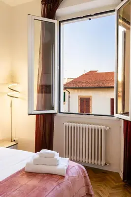 Letto o letti in una camera di Loft in Gavinana-Uguccione